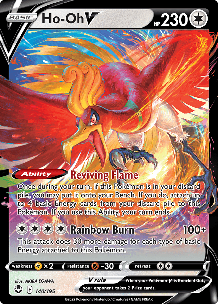 Silver Tempest Ho Oh V 140