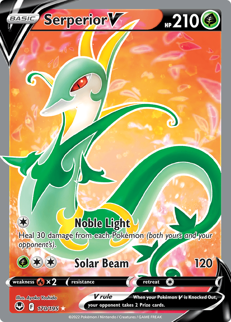 Silver Tempest Full Art Serperior V 170
