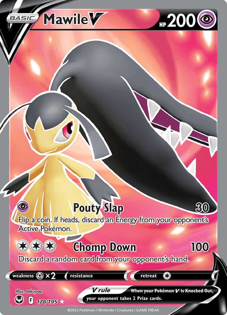 Silver Tempest Full Art Mawile V 178