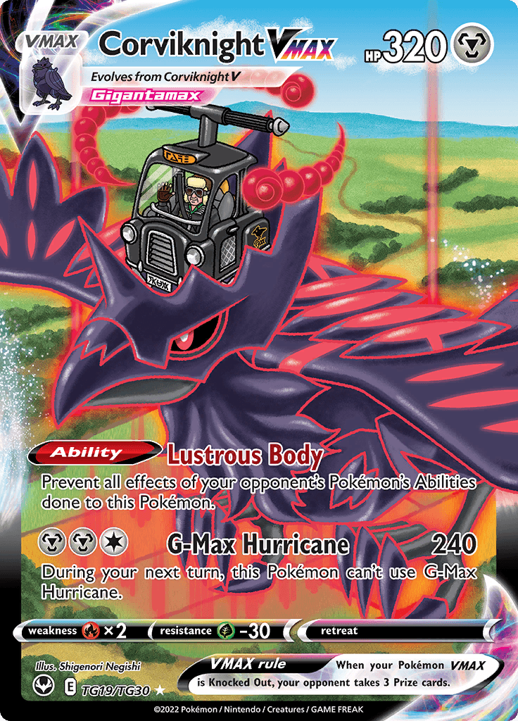 Silver Tempest Trainer Subset Corviknight VMAX 234