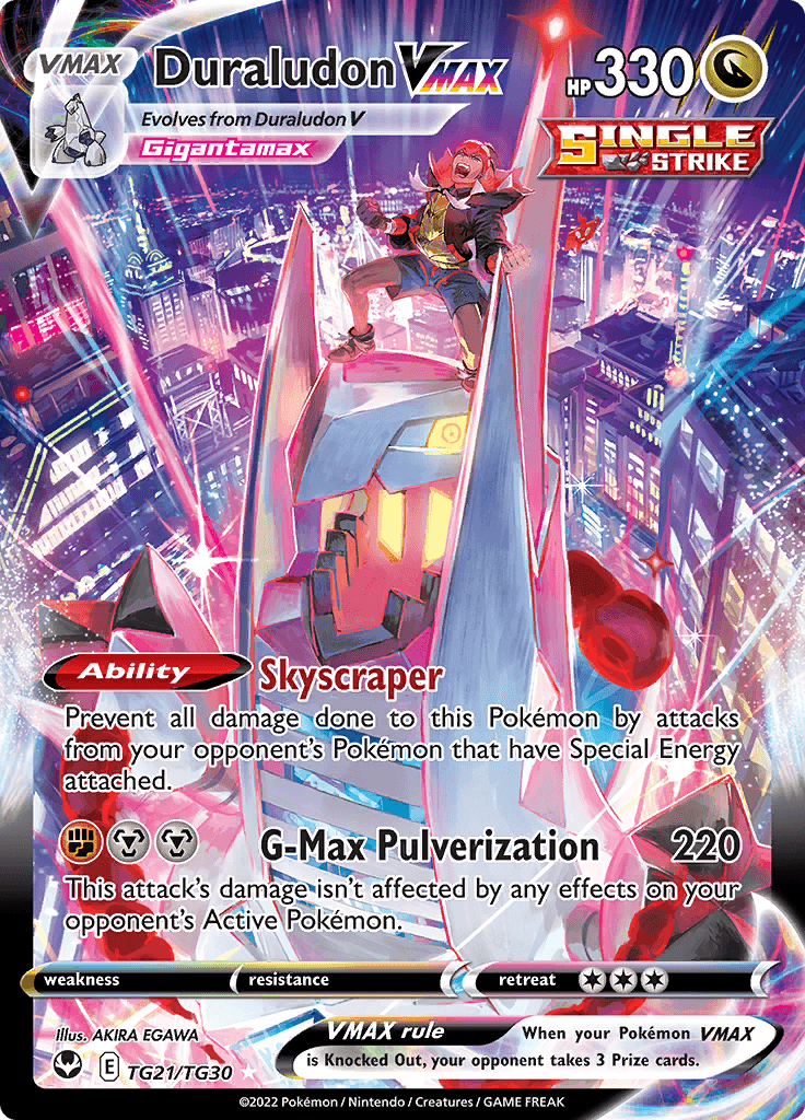 Silver Tempest Trainer Subset Duraludon VMAX 236