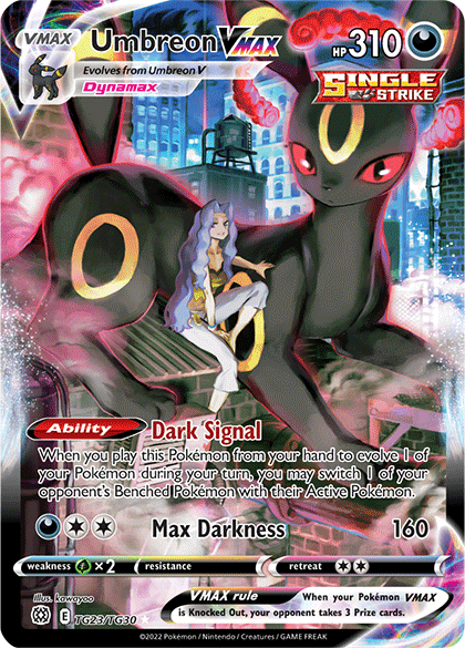 Pokémon Brilliant Stars Umbreon VMAX (Trainer Gallery) TCG Card