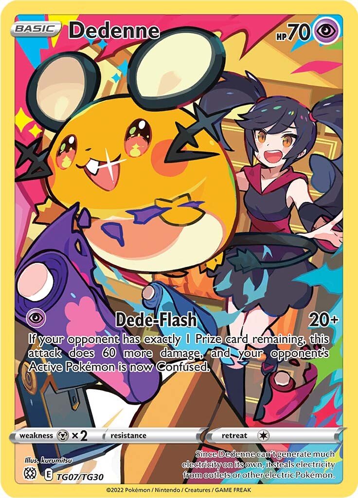 Pokémon Brilliant Stars Dedenne (Trainer Gallery) TCG Card