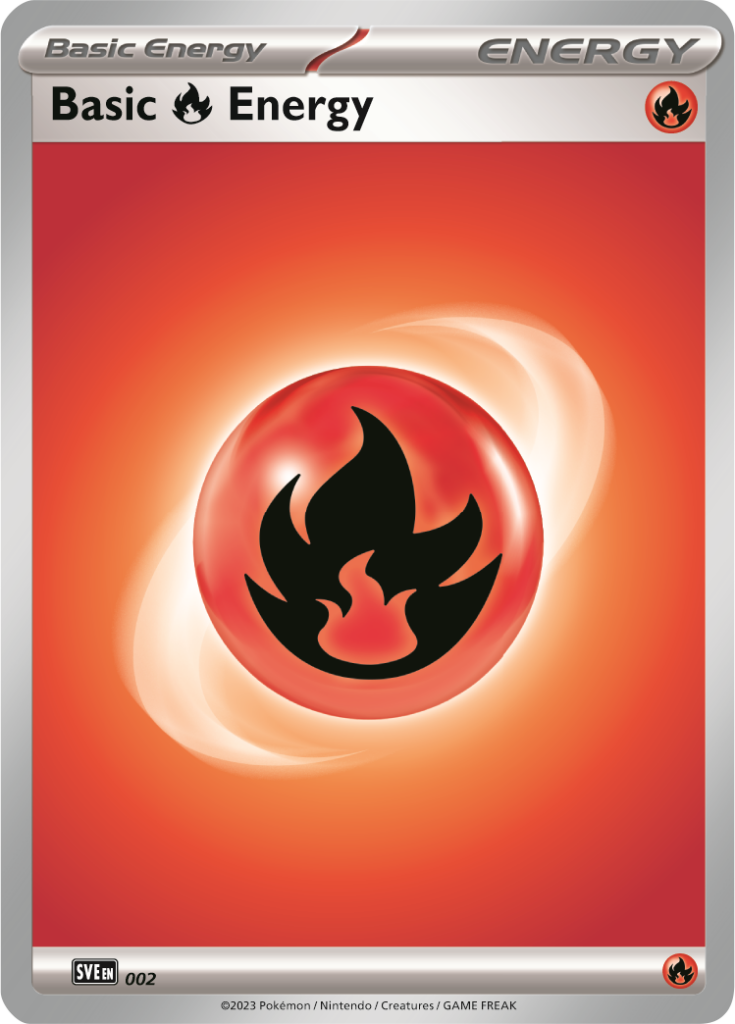 Pokémon Scarlet Violet Base basic fire energy